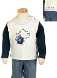 Bebini L/S Hippo Tee with Denim Detail