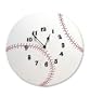 Trend Lab Baseball Wall Clock
