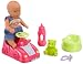 Simba 5039806 - Mini-New Born Baby Set, Baby mit Auto