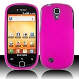 Pink Rubberized Hard Plastic Case for Samsung T589 Gravity Smart
