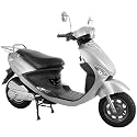 【限定モニター価格】 電動バイク ecolu MK シルバー 【走行距離80km】 MK-SL-M