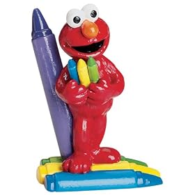 Wilton Elmo with Crayons Candle by Wilton