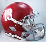 Riddell Alabama Crimson Tide #13 Revolution Speed Full-Size Authentic Football Helmet