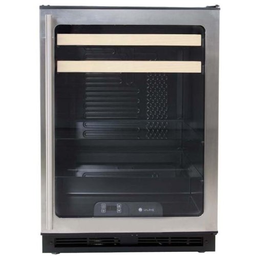U-line 1175bevs-00 6.0 Cu. Ft. Capacity Beverage Cooler - Glass Door / Stainless Steel Trim