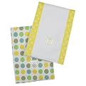 SwaddleDesigns Baby Burpies 2-pc. Set - Yellow Dots and Suns