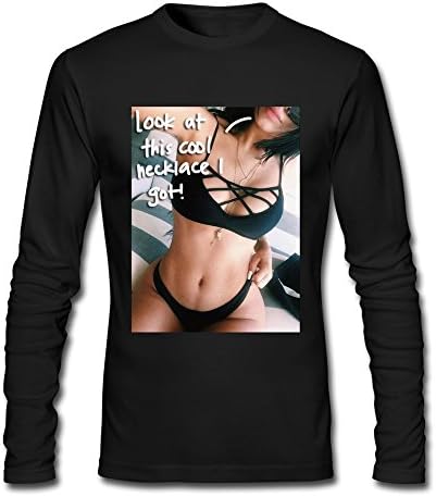 Tom Men's Kylie Jenner Bikini T-shirt L Black