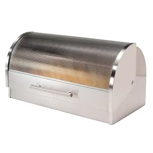 Oggi Stainless Steel Breadbox by OGGI