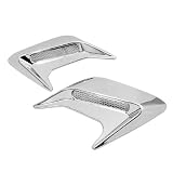 Chrome Nets Air Intake Side Vent Louver Brand New Universal Fit Honda BMW VW Benz by PH