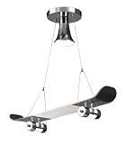 Elk 5112/1 1-Light Skateboard Pendant In Chrome