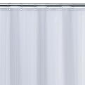 Damask Fabric Shower Curtain Liner - White (70x72")