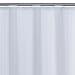 Damask Fabric Shower Curtain Liner - White (70x72")