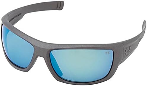 Under Armour UA Rumble Storm,Carbon w/Black Rubber,Gray Polarized w/Green - U8630032-060188