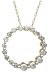 10k Yellow Gold Journey Circle Pendant (1/2 cttw, H-I Color, I3 Clarity)