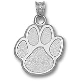 University of Kentucky Paw 5/8 Pendant (Silver)