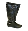 Womens Odeon Fashion Designer Black Fringe Tassles Boots