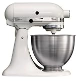 Kitchenaid - 5K45SSEWH - S&eacute;rie "Classic" - Robot Mixer Multifonctions - Blanc