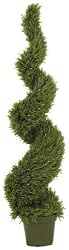 5 ft Outdoor Artificial Rosemary Spiral Topiary Tree