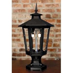 Gaslite America Gl1600 Cast Aluminum Manual Ignition Natural Gas Light With Open Flame Burner And Pedestal Mount