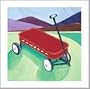 Art4Kids 21667 Red Wagon - Contemporary Mount