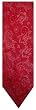Men's David Donahue Paisley Neck Tie Red Blend