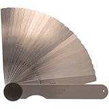 Starrett Thickness Gage Set With Tapered Leaves, Inch