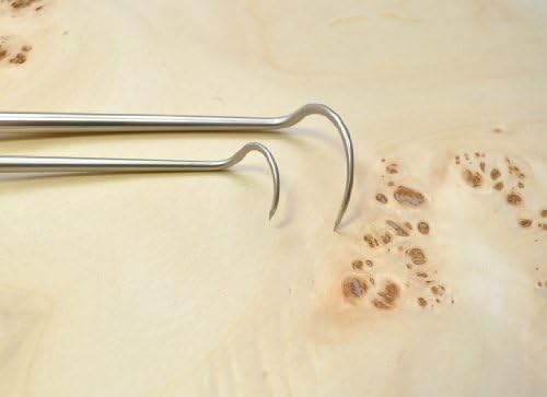 Barbecue Sale - Pigtail Food Flippers with Handmade in USA Hardwood Handles - Set of 2