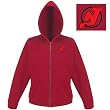 New Jersey Devils NHL "Hoody" Zip Sweatshirt For Women (Dk Red)