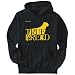 Hoodie Mens Black  Rottweiler - True Breed  Dogs