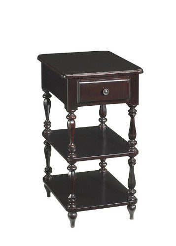 Accent Side Table Cottage Merlot Finish