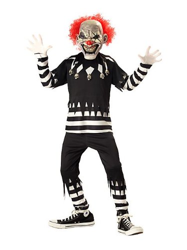 Creepy Clown Boy's Costume