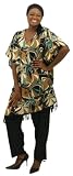 Rain Forest Print Pant Set with Matching Headwrap