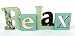 Relax Word Table Sign - Cottage Decor Great for Office