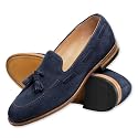 Charles Tyrwhitt Navy Gilbert tassel loafer shoes