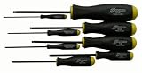 Bondhus 74632 Set of 8 Balldriver Screwdrivers with ProHold Tip, ProGuard Finish, sizes .050-5/32-Inch