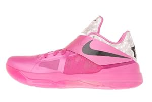 Nike Zoom KD IV Aunt Pearl Kay Yow Breast Cancer Limited Edition Pink 473679-601 [US size 10]
