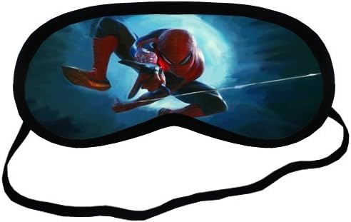 Spiderman Sleeping Mask Comfortable Face Blindfold Cotton Soft Smooth Eyes Sleeping Mask Easy Carry For Travel or Office