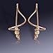 Earspiral Earrings 1XS2DI32GF with beads 14K Gold-filled