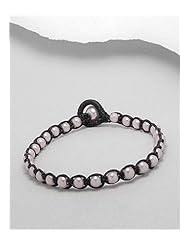 Light Pink Cotton Waxed Thread Simulated Pearl Bracelet