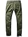 Match Mens Slim-Tapered Flat-Front Casual Pants(Light army green,34)