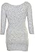 Style Womens Knitted Rabbit Print Jumper Sweater