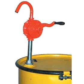 Vestil RDP-55 Manual Rotary Drum Pump, Steel, 2" Bung