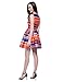 OMEYA.WANSHIDA. Women's Summer Casual Sleeveless Stripe Cocktail Mini Party Dress