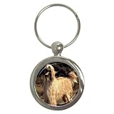 Afghan Hound Key Chain (Round)