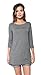 3 Pack: Loose Fit Elbow Sleeve Tunics (Black, Charcoal, Navy), Medium