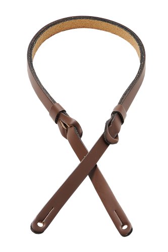Levy's Leathers 1/2 Carving Leather Mandolin Strap,Brown