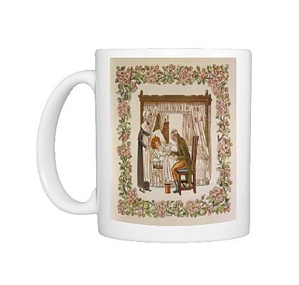 Photo Mugs of Girl In Bed/doctor 19C from Mary Evans