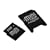 High Speed Kingston Microsd Memory Card with Minisd & Sd Adapter - 1gb (Sdc/1gb-2adp) for Audiovox Ppc-6700, HTC 8125, 2125, Mda, Sda, Lg Vx9800, Motorola Q, Q9m, Q9c, Nokia E61, E62, Sharp Sidekick Iii, Palm Treo 750, 755p Smartphone