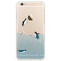 For iPhone 6 Plus Case,Let it be Free iphone 6 Plus (5.5-inch) Protective Case Soft Flexible TPU Transparent Skin Scratch-Proof Case for iPhone 6 Plus (5.5-inch)- dolphin Pattern by Let it be Free
