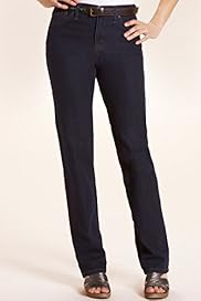 Per Una Stretch Straight Leg Denim Jeans with Belt