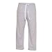 Gray Unisex Lightweight Fleece warmup tie cord cotton pants for lounging, sleep, sports. Unisex relaxed fit, available in 3 Youth sizes